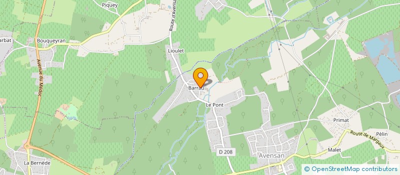 localisation de l'entreprise TEXTI MEDOC à AVENSAN