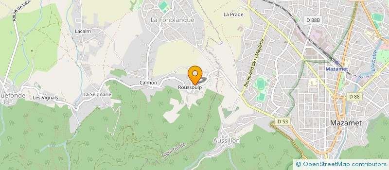 localisation de l'entreprise TEXTI-TARN  AIGUEFONDE