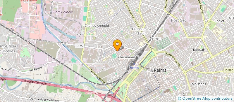 localisation de l'entreprise TEXTILE 3 à REIMS