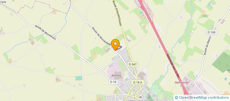 localisation de l'entreprise TEXTILE DES DUNES à STEENVOORDE