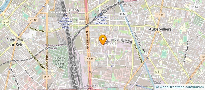 localisation de l'entreprise TEXTILE DISTRIBUTION INTERNATIONAL à SAINT-DENIS
