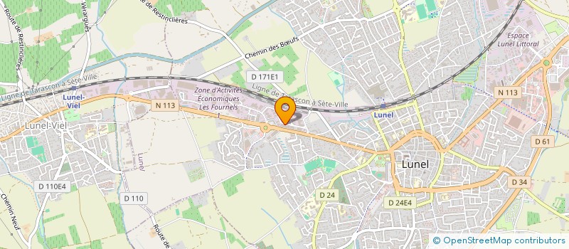 localisation de l'entreprise TEXTILE DISTRIBUTION LANGUEDOCIENNE  LUNEL