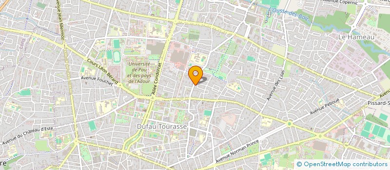 localisation de l'entreprise TEXTILE DU 64 à PAU