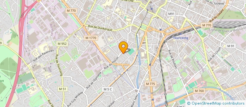 localisation de l'entreprise TEXTILE DU FLOCON à TOURCOING