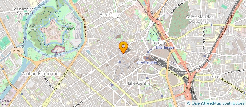 localisation de l'entreprise TEXTILE DU NORD à LILLE