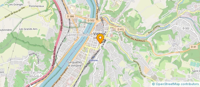 localisation de l'entreprise TEXTILE FUSION à VIENNE