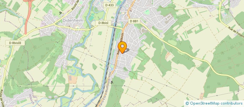 localisation de l'entreprise TEXTILE GI  BRUNSTATT-DIDENHEIM