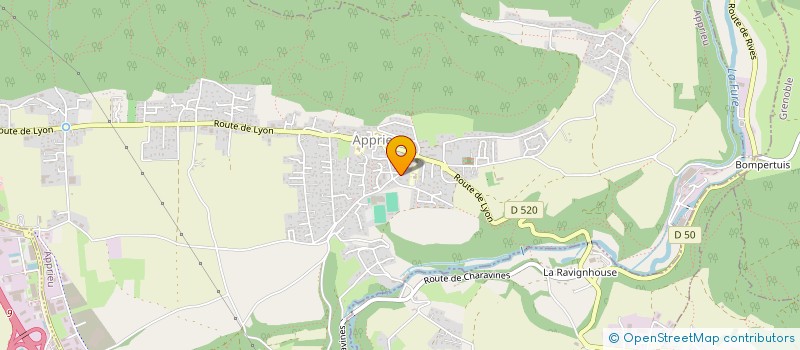 localisation de l'entreprise TEXTILE MACHINE ENGINEERING à APPRIEU