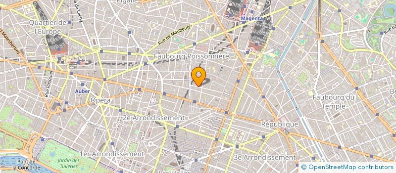 localisation de l'entreprise TEXTILE MODE  PARIS