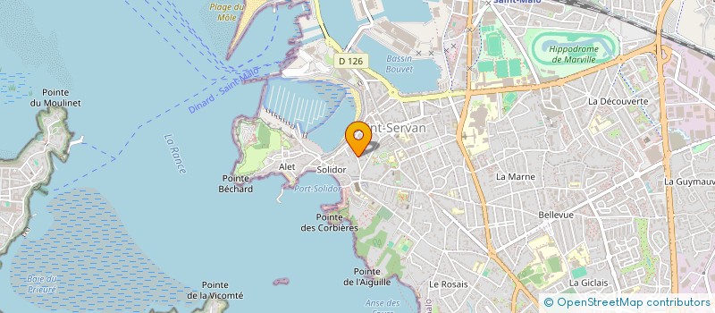 localisation de l'entreprise TEXTILE TOURS OF PARIS  SAINT-MALO