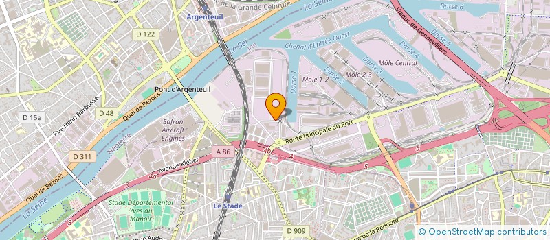 localisation de l'entreprise TEXTILE WORLD UNION à GENNEVILLIERS