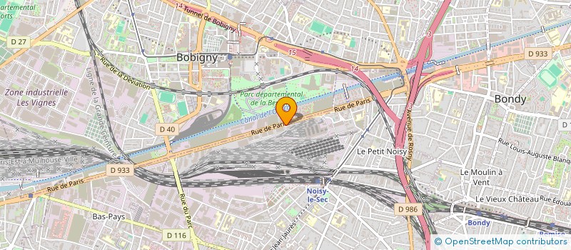 localisation de l'entreprise TEXTILES DE FRANCE à NOISY-LE-SEC