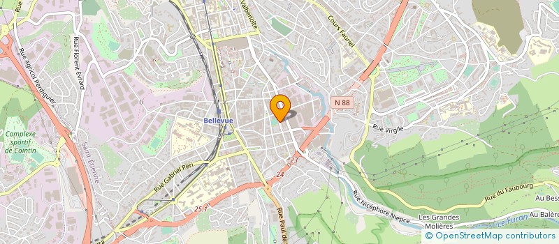 localisation de l'entreprise TEXTILES DE LA TOUR à SAINT-ETIENNE