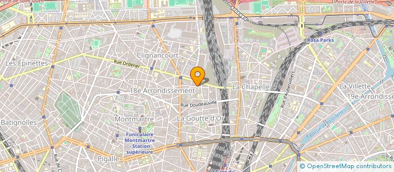 localisation de l'entreprise TEXTILES EURO-AFRICAINS - S B A  PARIS