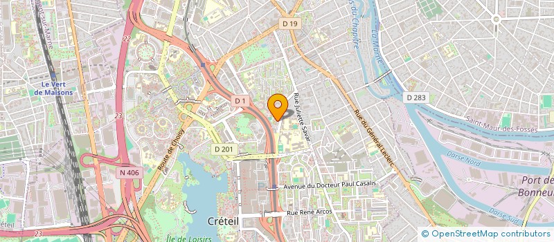 localisation de l'entreprise TEXTILES TODZI  CRETEIL