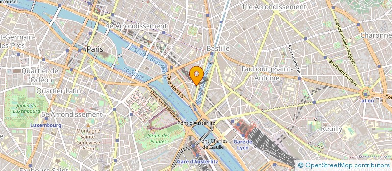 localisation de l'entreprise TEXTILIS à PARIS