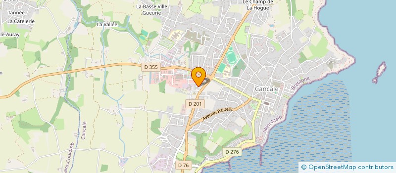 localisation de l'entreprise TEXTILLES DISTRIBUTION SERVICES  CANCALE