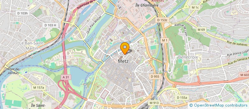 localisation de l'entreprise TEXTILOR à METZ