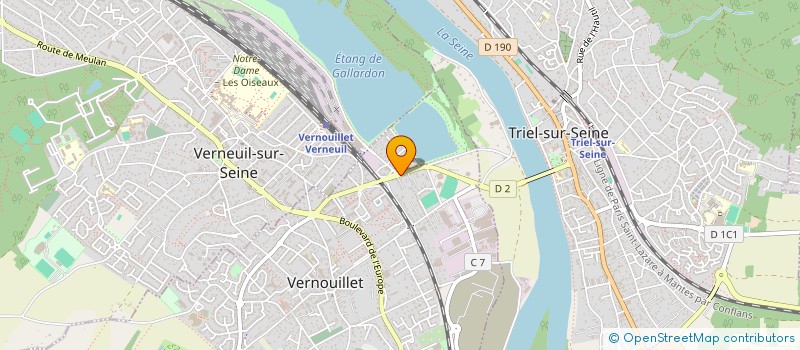 localisation de l'entreprise TEXTO à VERNOUILLET