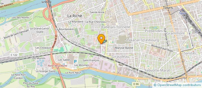 localisation de l'entreprise TEXTRA  LA RICHE