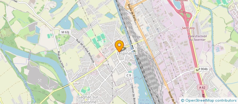 localisation de l'entreprise TEXTREM VTC  LESPINASSE