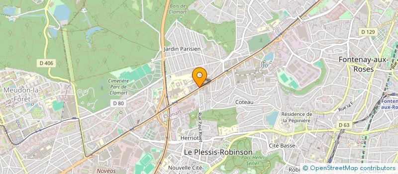 localisation de l'entreprise TEXTUEL à CLAMART