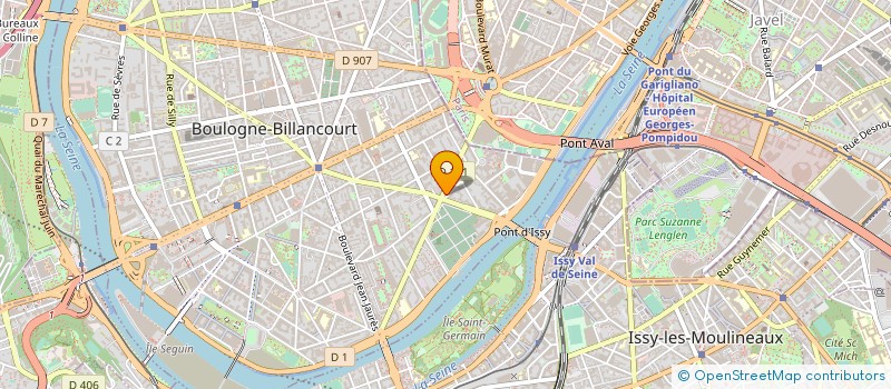 localisation de l'entreprise TEXTURES SAVEURS WORKSHOP à BOULOGNE-BILLANCOURT