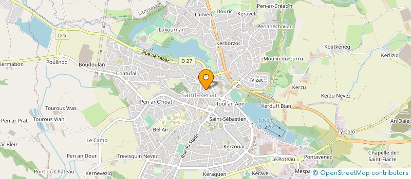 localisation de l'entreprise TEXTURES TRAITEUR à LANRIVOARE