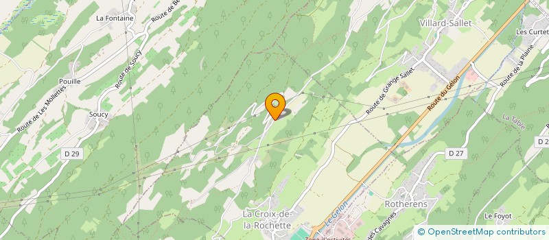 localisation de l'entreprise TEXUM FRANCE SAS  LA CROIX DE LA ROCHETTE