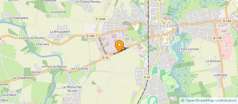 localisation de l'entreprise TEXXALIS à NORT SUR ERDRE