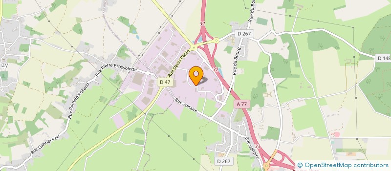 localisation de l'entreprise TEXYS HD à VARENNES-VAUZELLES