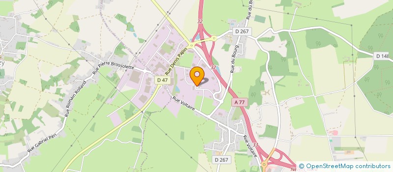 localisation de l'entreprise TEXYS INTERNATIONAL  VARENNES-VAUZELLES