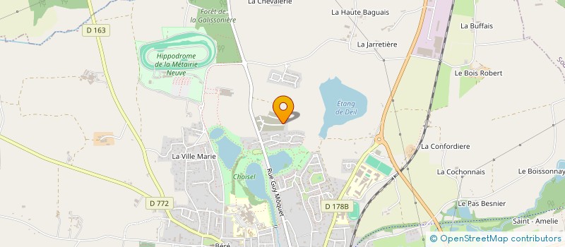localisation de l'entreprise TEY à CHATEAUBRIANT