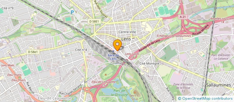 localisation de l'entreprise TEY RESORT  LENS