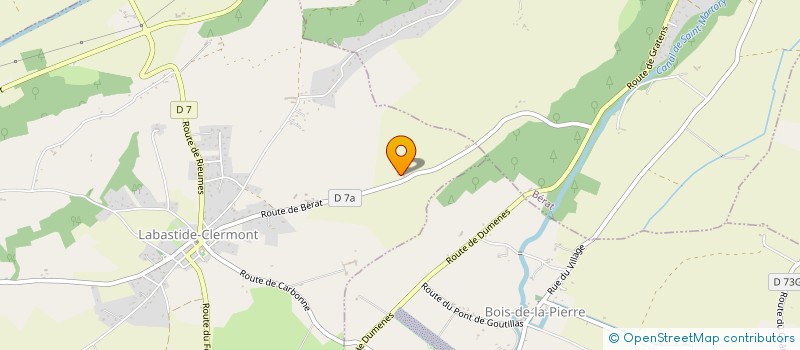 localisation de l'entreprise TEYCO BOIS  LABASTIDE-CLERMONT