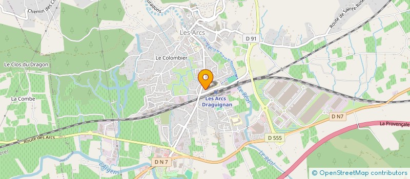 localisation de l'entreprise TEYMENOR à LES ARCS