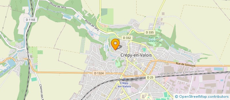 localisation de l'entreprise TEYO  CREPY-EN-VALOIS