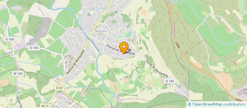 localisation de l'entreprise TEYRAN AGRI-SERVICES SARL à TEYRAN