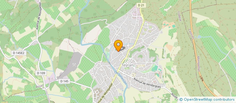 localisation de l'entreprise TEYRAN COUNTRY MODERN LINE  TEYRAN