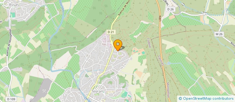 localisation de l'entreprise TEYRAN SAVATE POING 34  TEYRAN