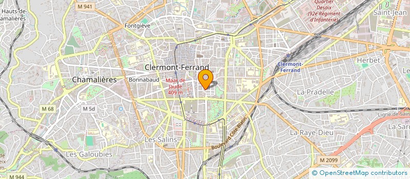 localisation de l'entreprise TEYRASSE THOMAS & MICHOU ANNE  CLERMONT-FERRAND