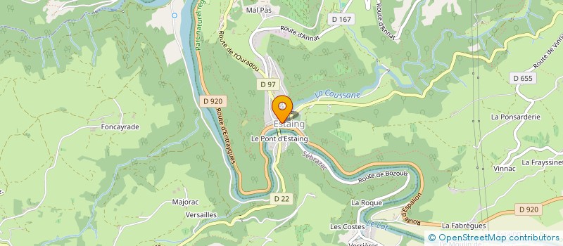 localisation de l'entreprise TEYSSEDRE PARIS  ESTAING