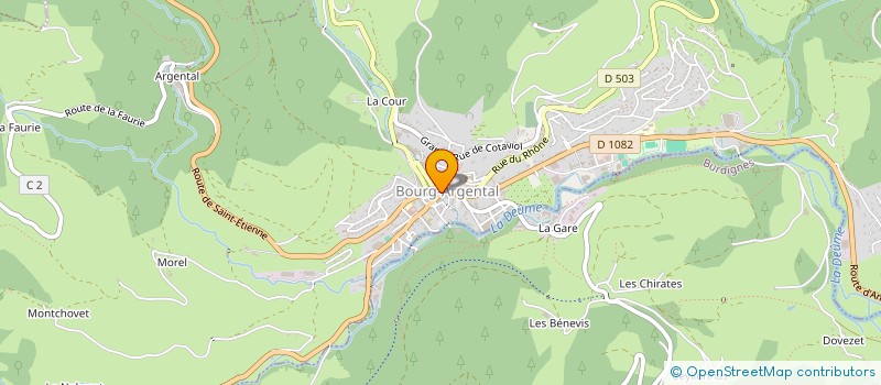 localisation de l'entreprise TEYSSIER  BOURG-ARGENTAL