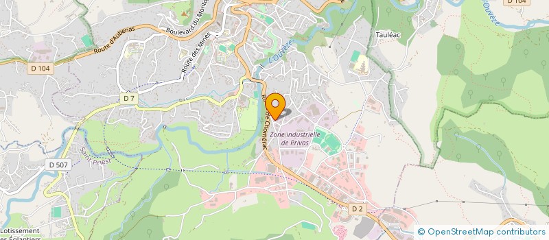 localisation de l'entreprise TEYSSIER  PRIVAS