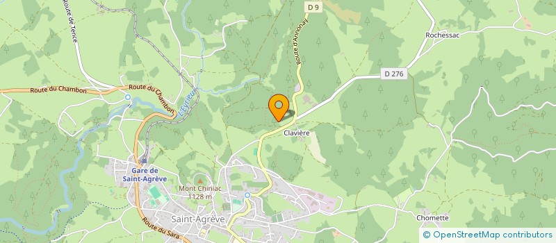 localisation de l'entreprise TEYSSIER DISTRIBUTION  SAINT-AGREVE