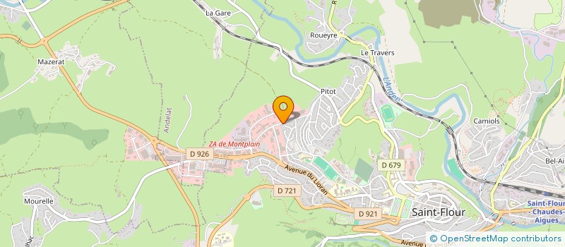 localisation de l'entreprise TEYSSIER ET FILS MECANIQUE DE PRECISION à SAINT-FLOUR