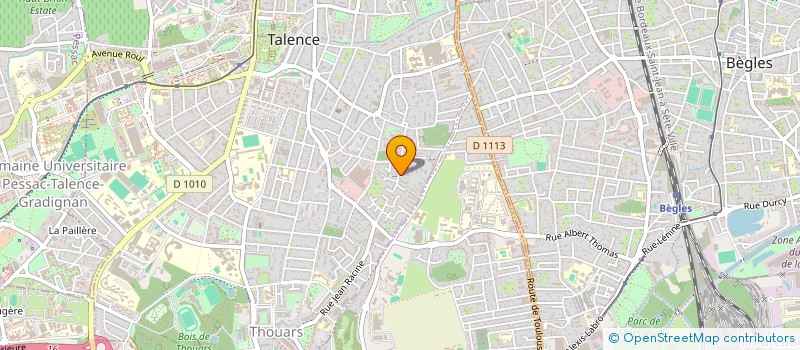 localisation de l'entreprise TEZAC'CORE  TALENCE