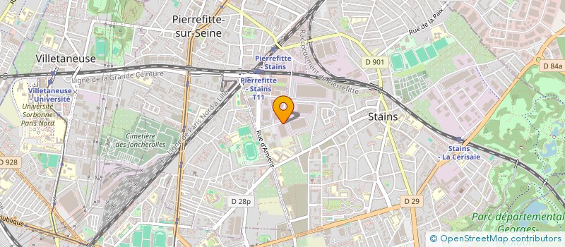 localisation de l'entreprise TEZCAN à STAINS