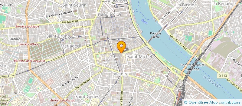 localisation de l'entreprise TEZETA à BORDEAUX