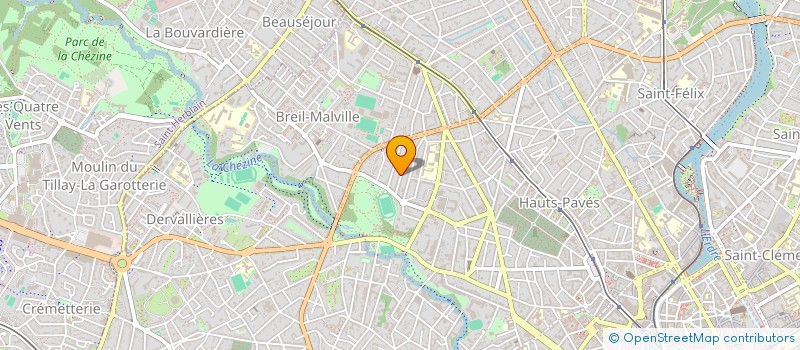localisation de l'entreprise TEZI à NANTES